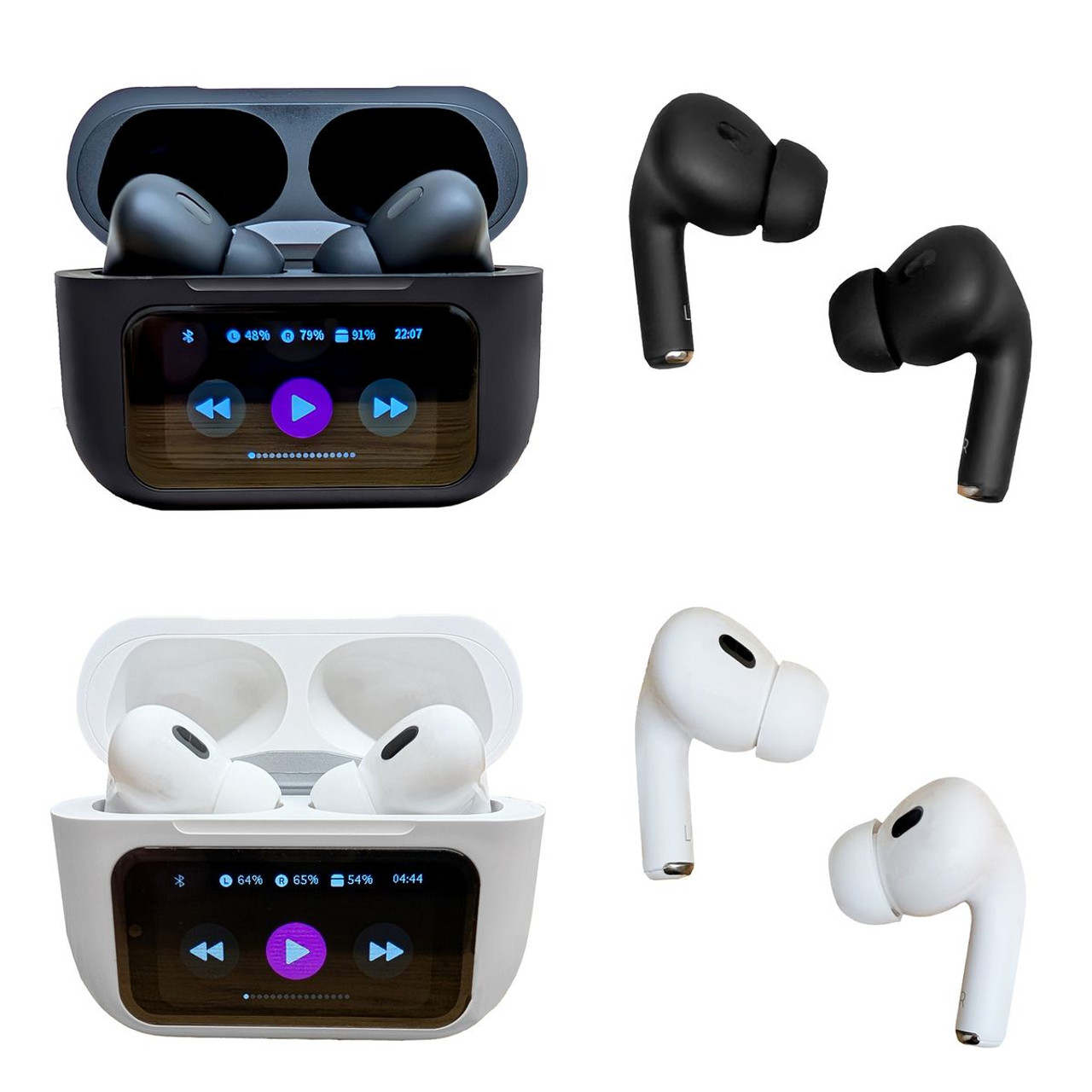 Wireless Earbuds with Smart Screen Charging Case product image