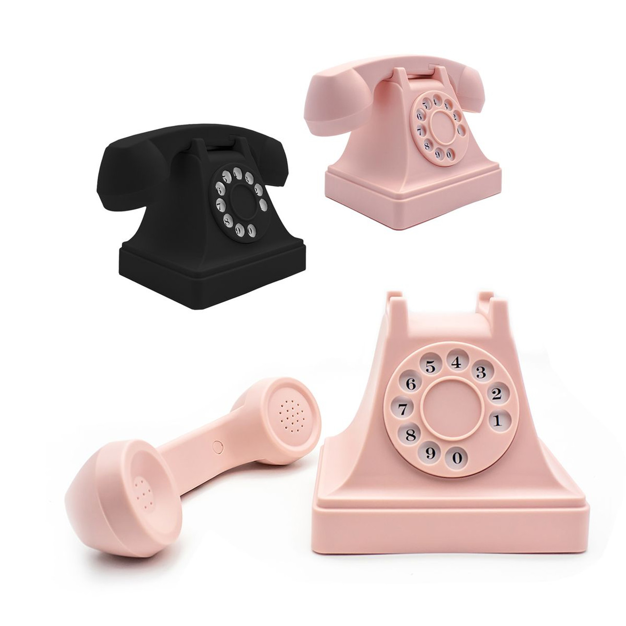 Retro Style Wireless Handset Rotary Dial Phone with HD Audio product image