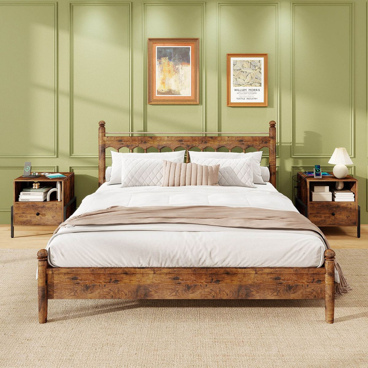 Nightstand with Charging Station (Set of 1 or 2) product image