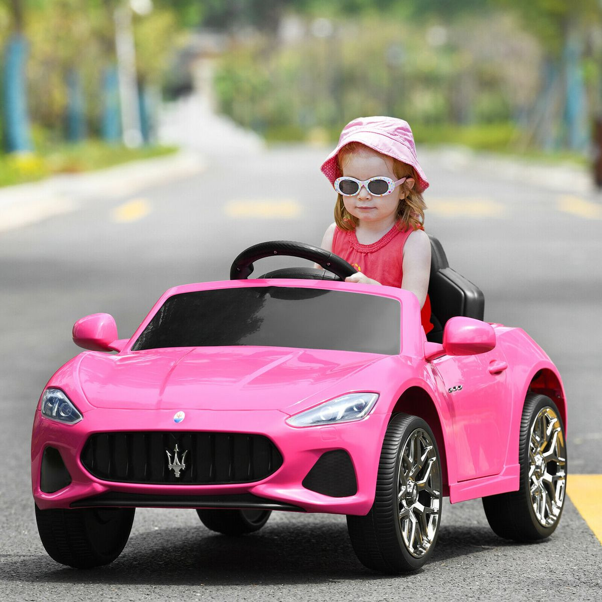 12V Kids' Maserati GranCabrio Licensed Ride-On Car with Remote Control product image