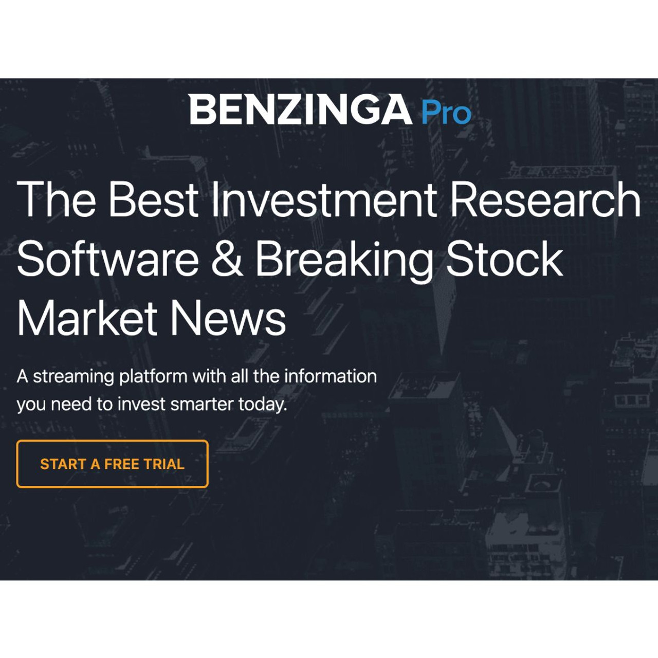 Financial News and Research Platform product image Financial News and Research Platform product image