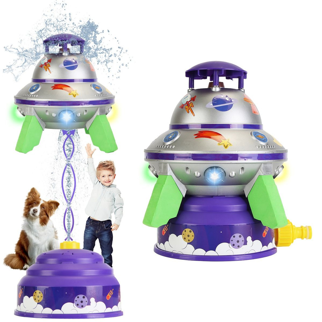 Kids' UFO Sprinkler with Adjustable Height product image