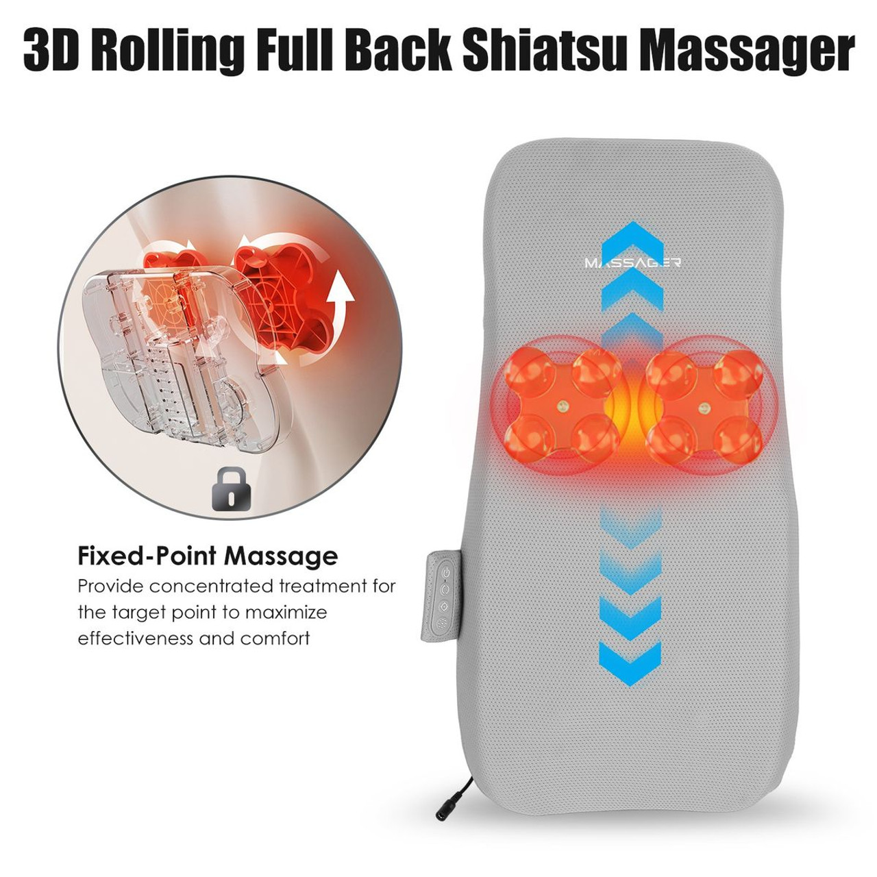 Deep Tissue Massage Pillow product image Deep Tissue Massage Pillow product image