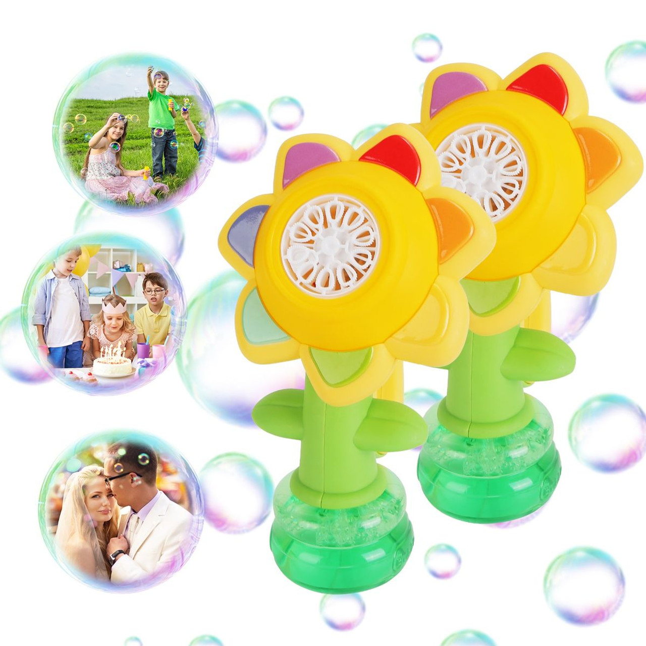 Dancing Flower Bubble Machine (2-Pack) product image
