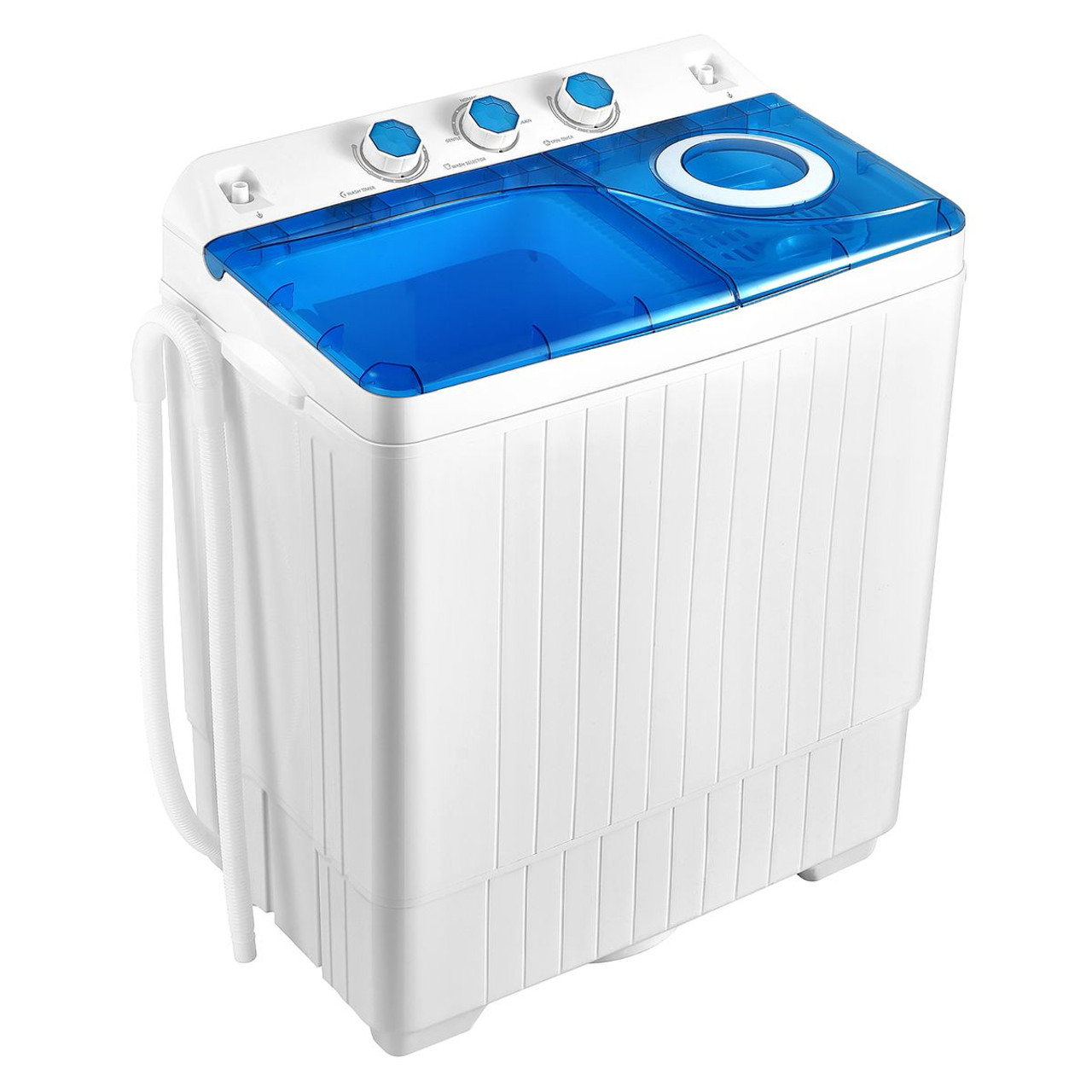 26lbs Portable Semi-Automatic Twin Tub Washing Machine product image