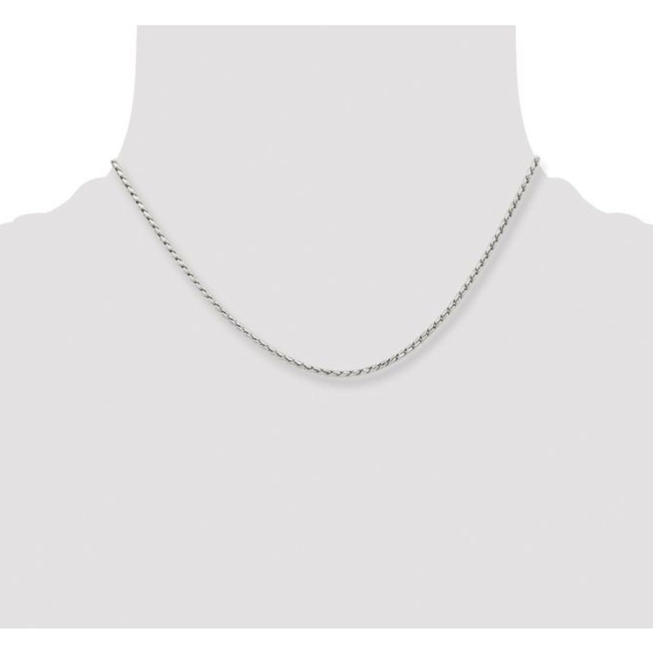 Stainless Steel 2.5mm Fancy Link Chain Necklace  product image Stainless Steel 2.5mm Fancy Link Chain Necklace  product image