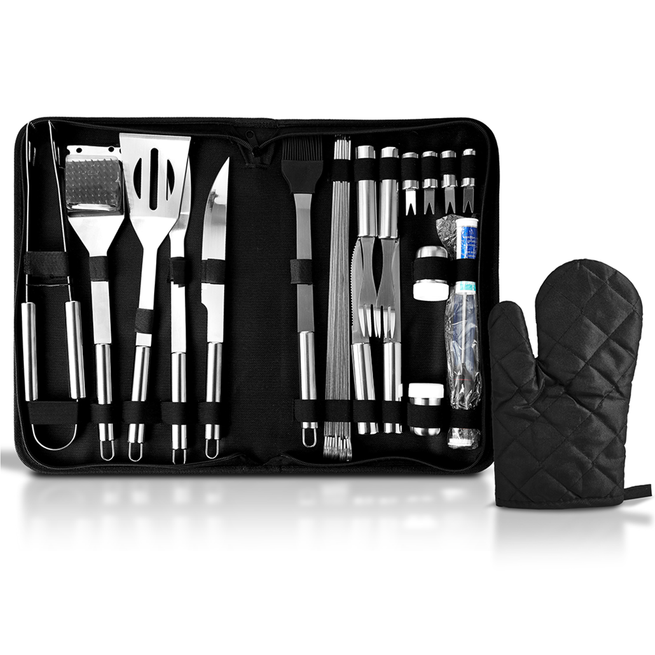 28-Piece BBQ Grilling Set with Zippered Storage Case product image