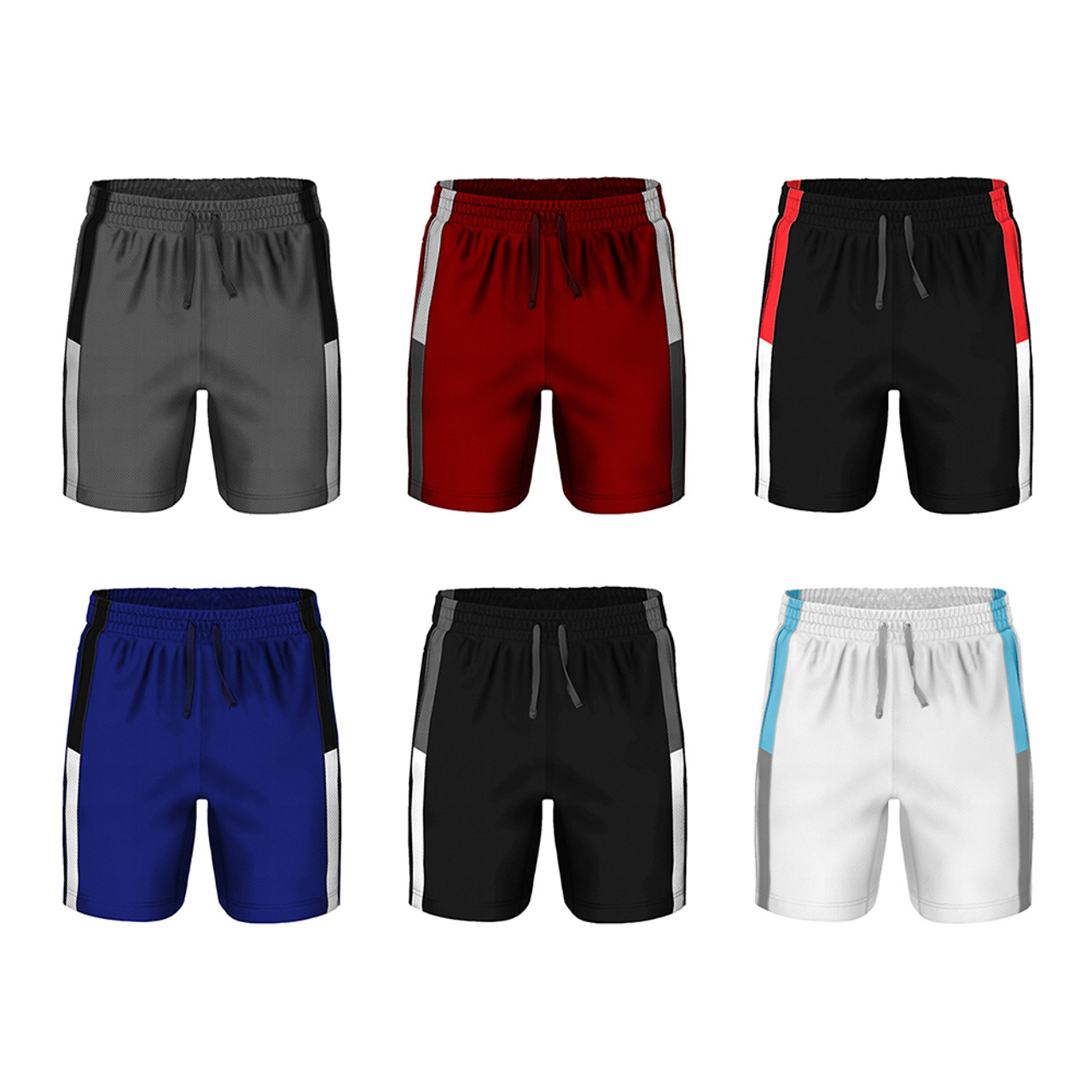 Men's Active Moisture-Wicking Mesh Performance Shorts (5-Pack) product image