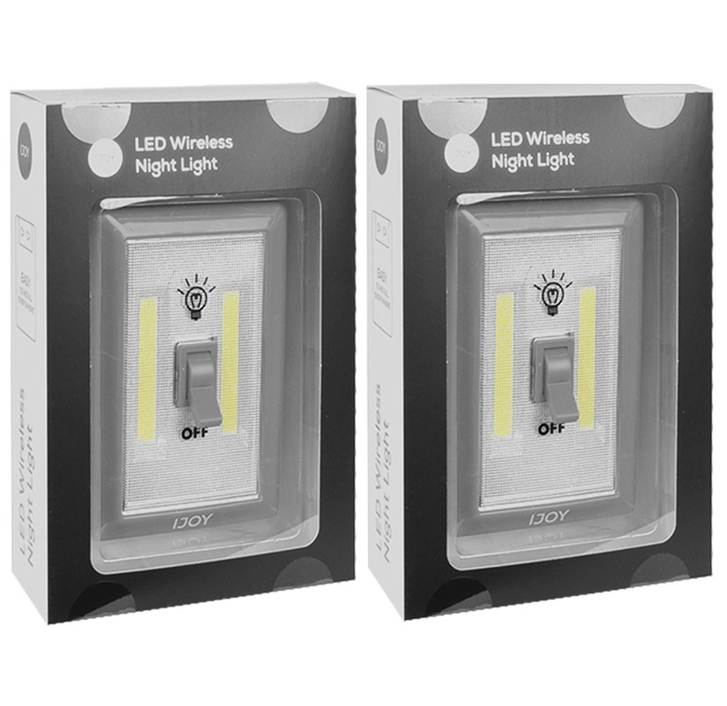 Super Bright “Light Switch Style” Battery Powered LED Indoor Light (2-Pack) product image