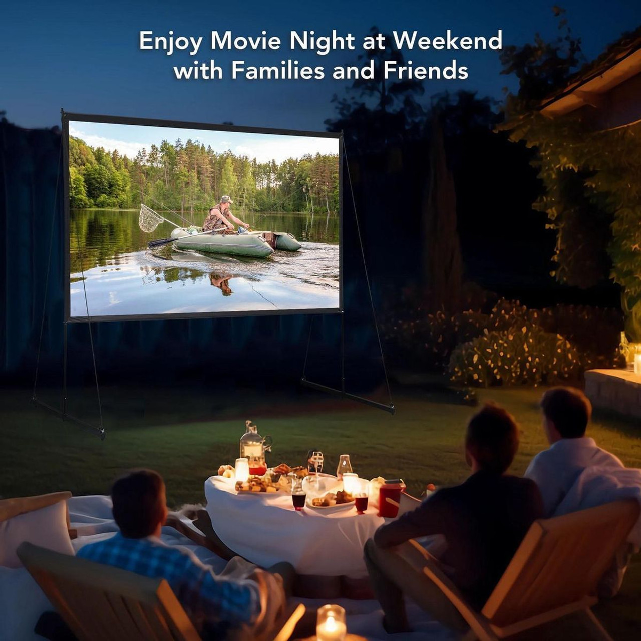 Yescom 100" 16:9 Portable HD Projection Screen product image