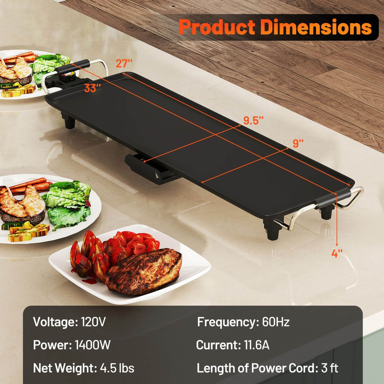 Large Electric Griddle (27" or 35") product image Large Electric Griddle (27" or 35") product image