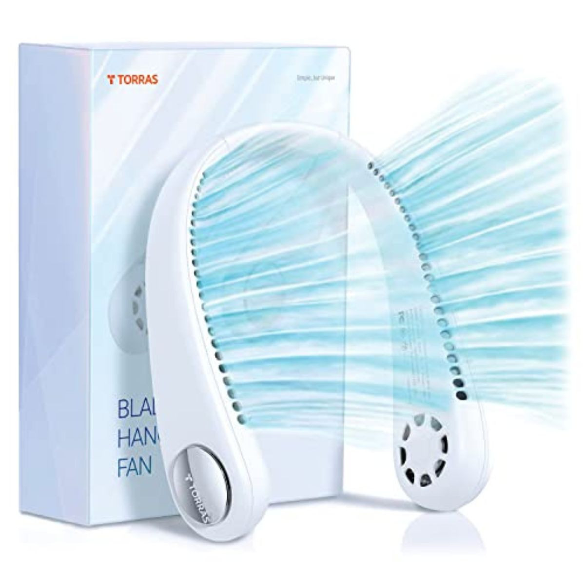 Portable 5W 1800mAh Bladeless Neck Fan product image