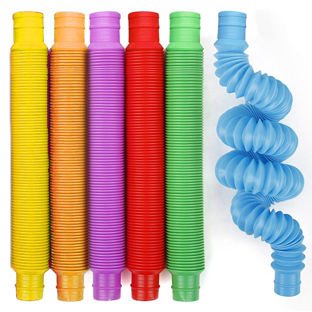 Fidget Pop Tube Toys for Kids and Adults (6-Pack) product image