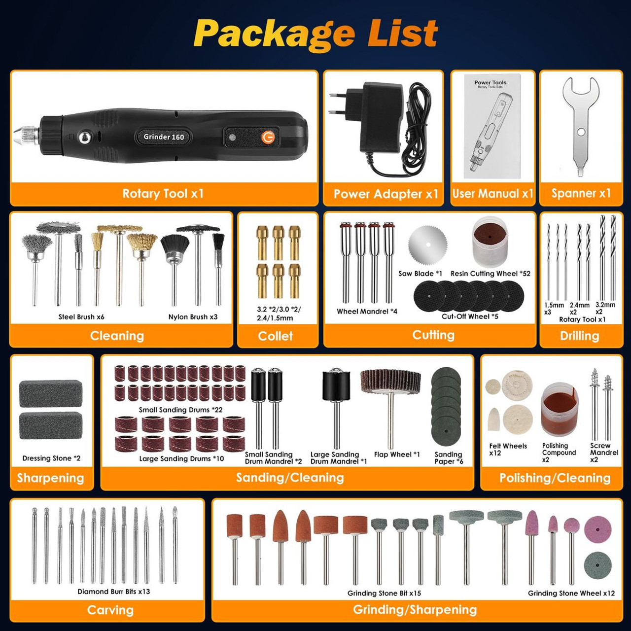iMounTEK Mini Rotary Power Tool Set product image