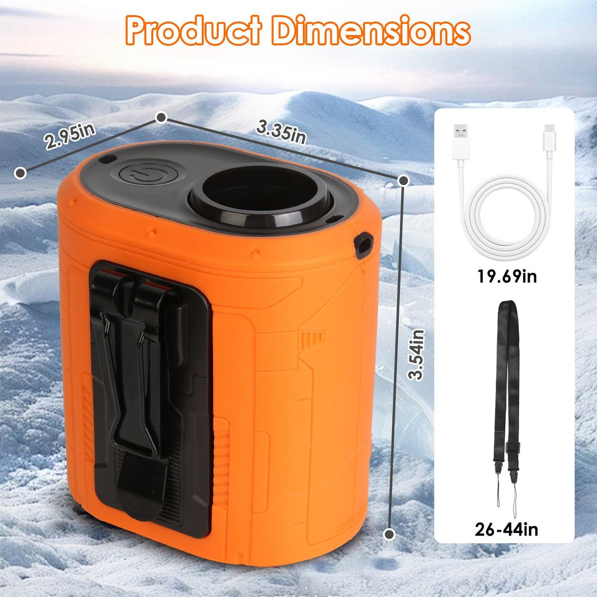 5-Speed Waist Clip Fan product image