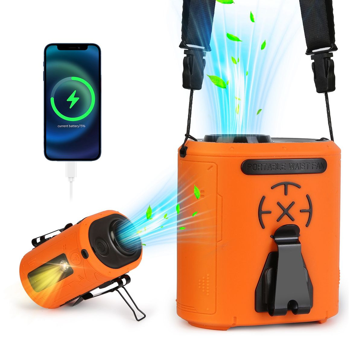 5-Speed Waist Clip Fan product image