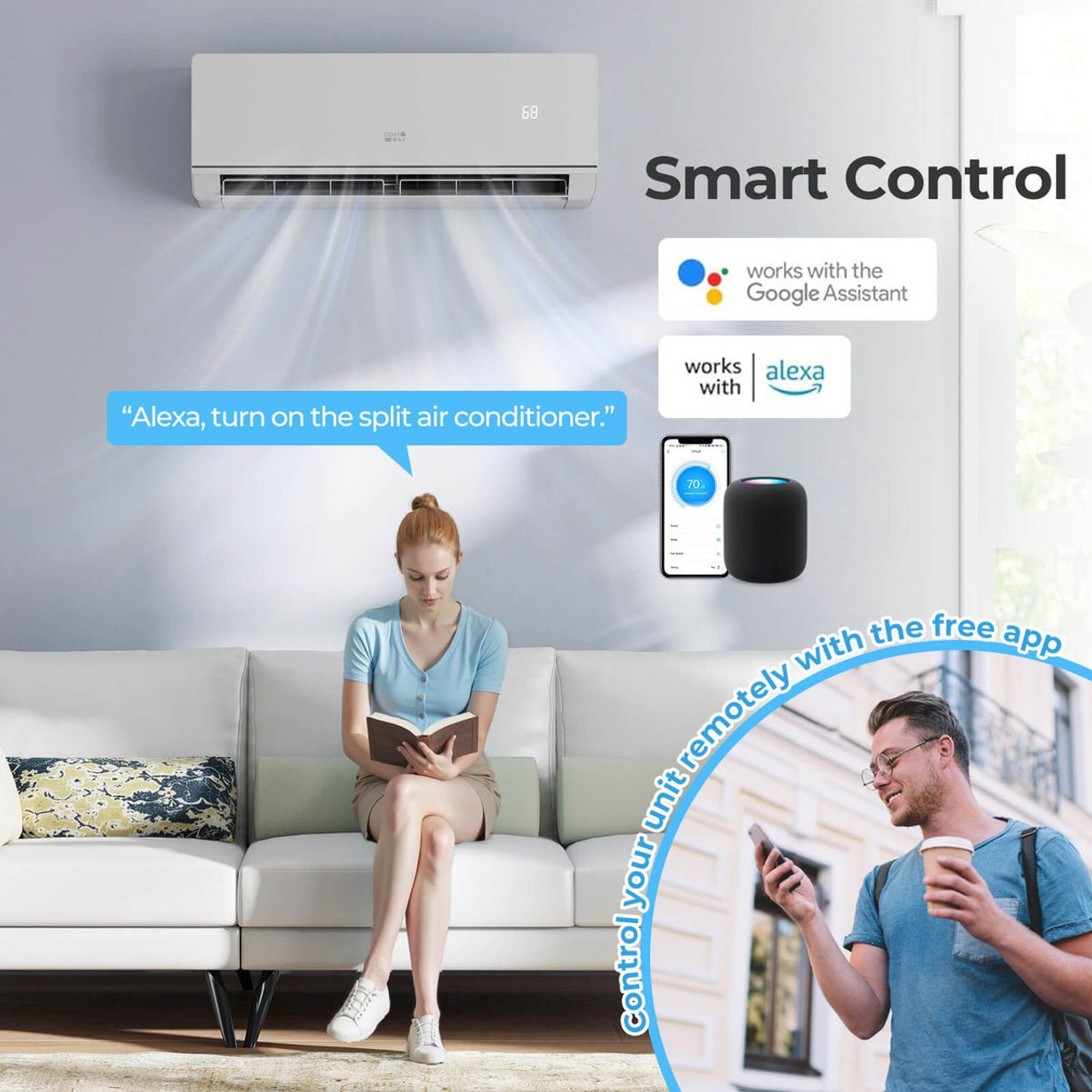 Mini Split Air Conditioner and Heater (12000 BTU) product image