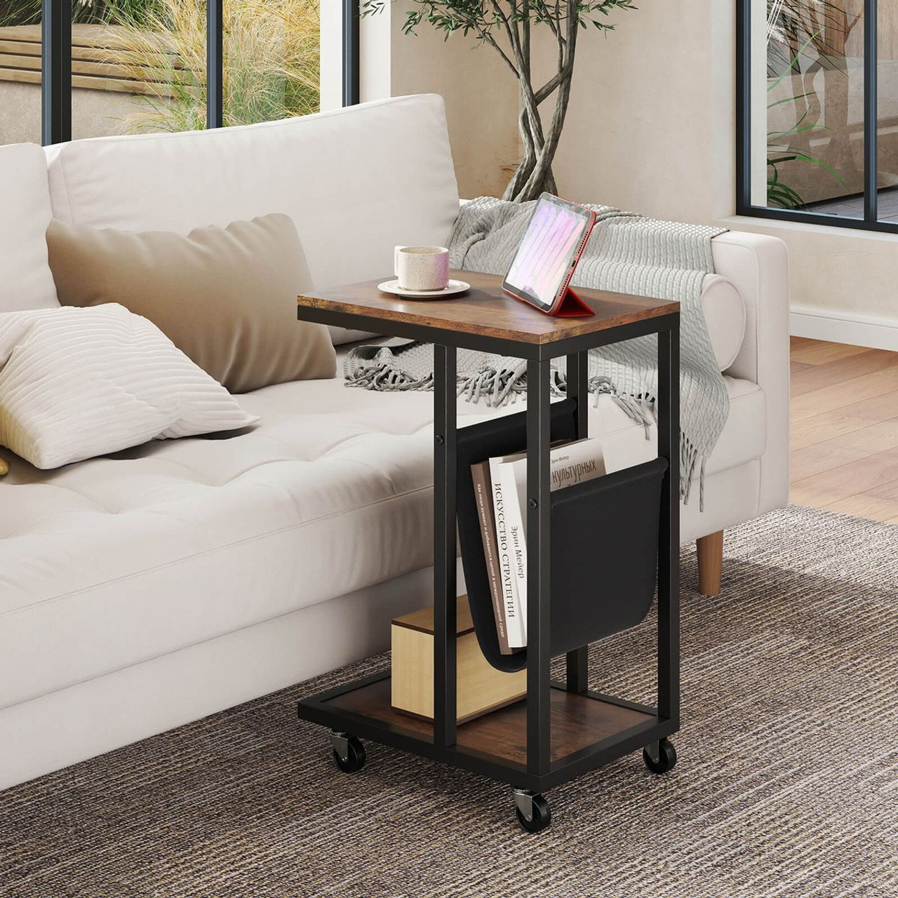 2-Tier C-Shaped Side Table product image