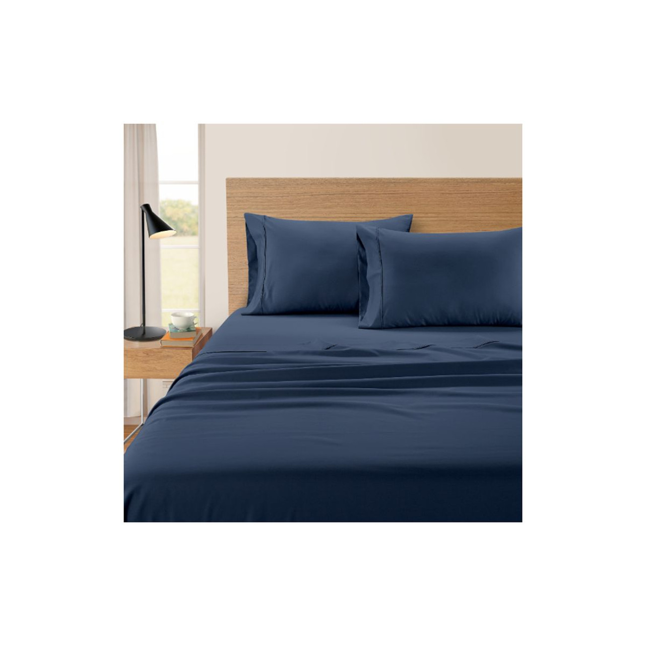 Kathy Ireland 500 Thread Count Tencel Cooling Cotton 4-Piece Sheet Set product image