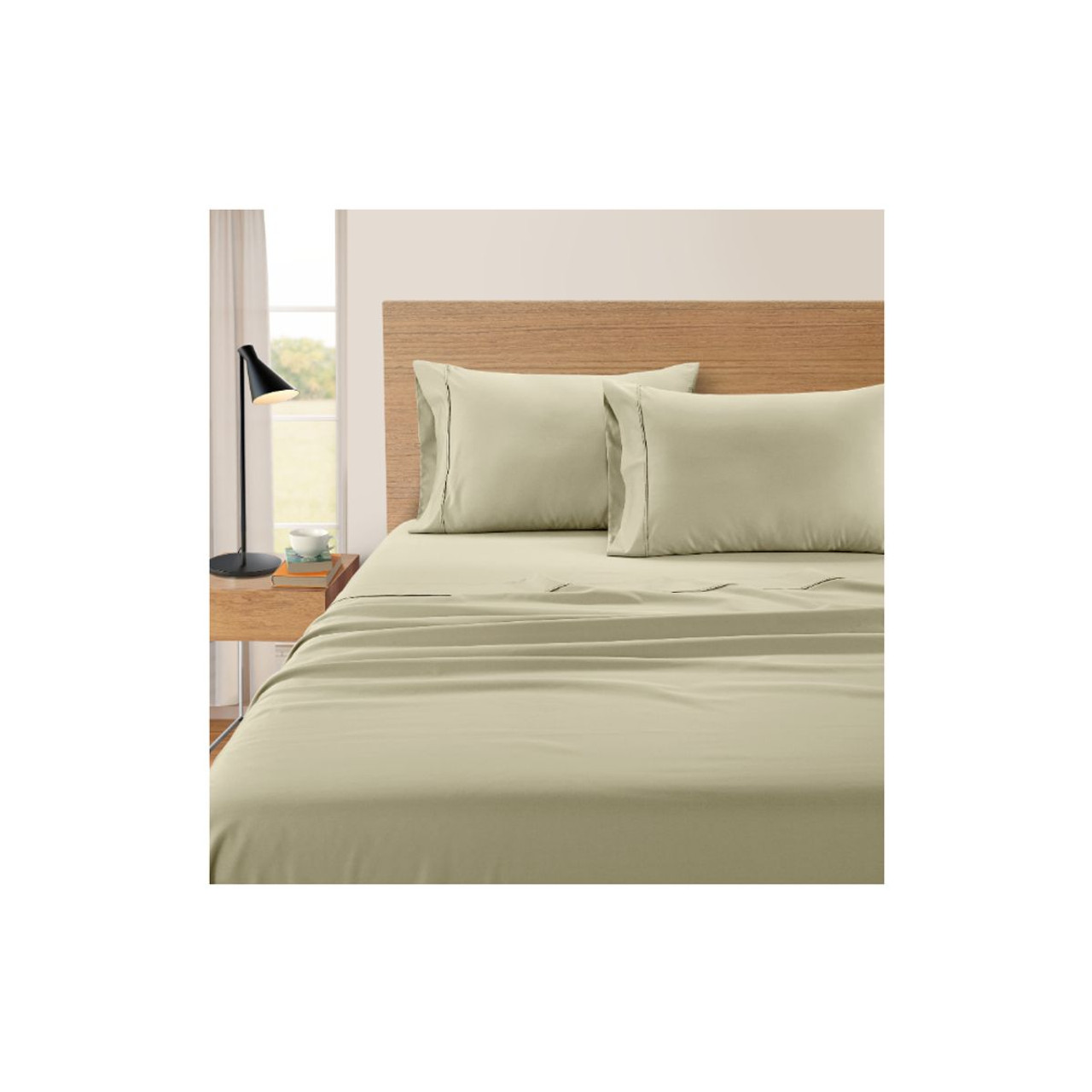 Kathy Ireland 500 Thread Count Tencel Cooling Cotton 4-Piece Sheet Set product image