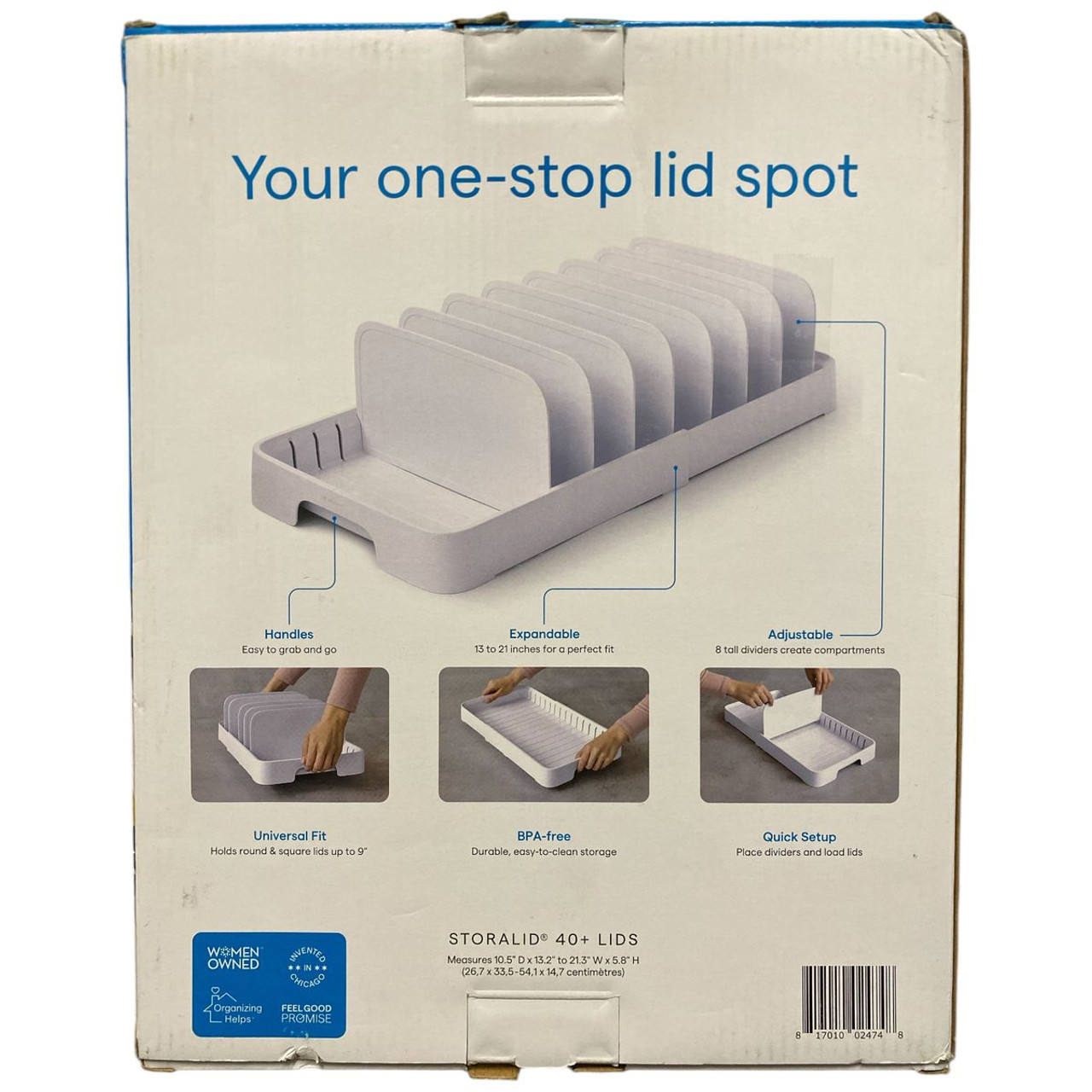 YouCopia StoraLid Food Lid Organizer, 40-Lid Capacity product image