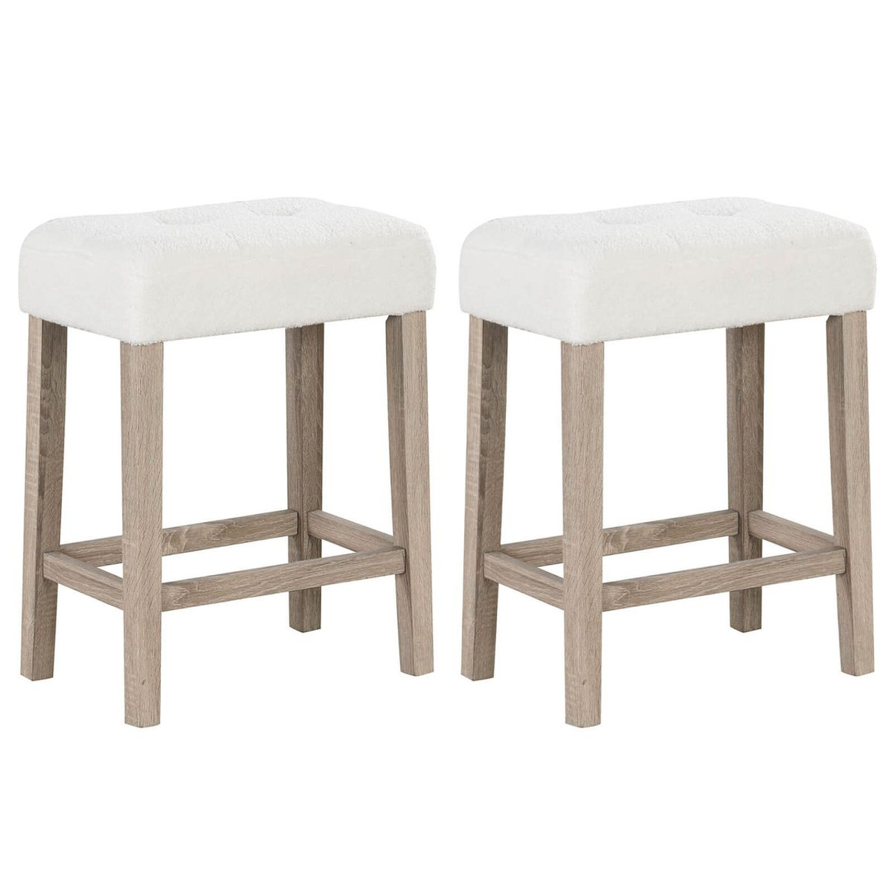 Counter Height Bar Stools with Rubber Wood Legs (2- or 4-Pack) product image Counter Height Bar Stools with Rubber Wood Legs (2- or 4-Pack) product image