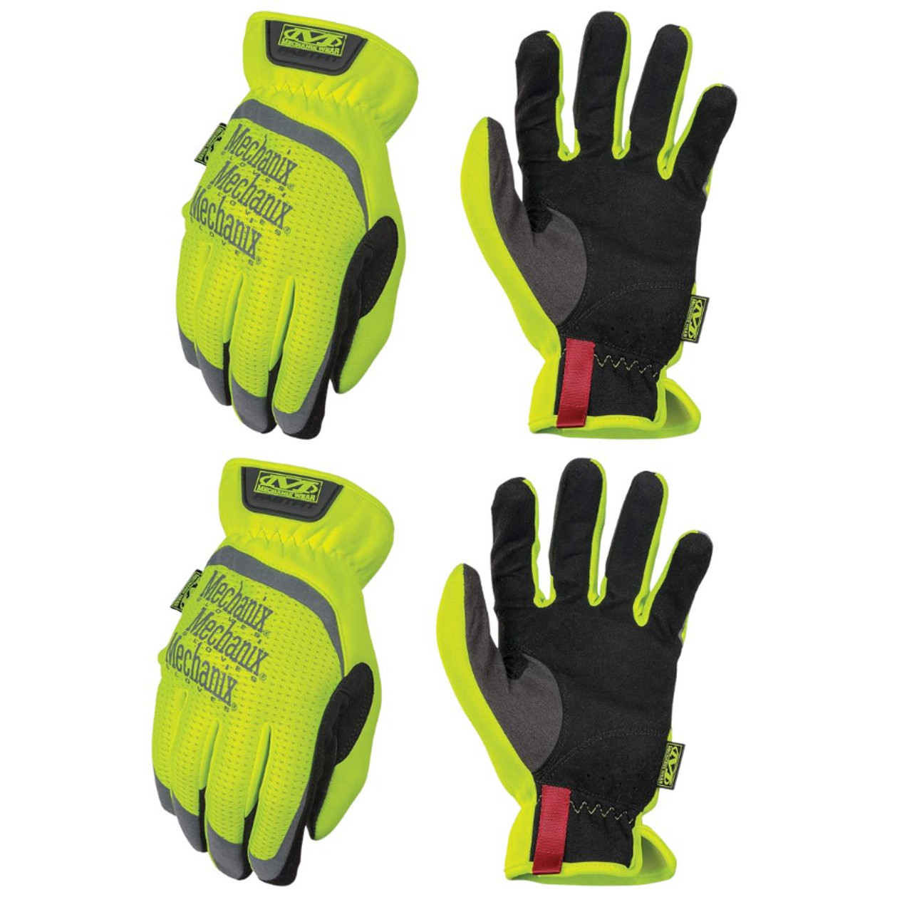 Mechanix Wear Hi-Viz FastFit Work Gloves, Large (1- to 4-Pack) product image