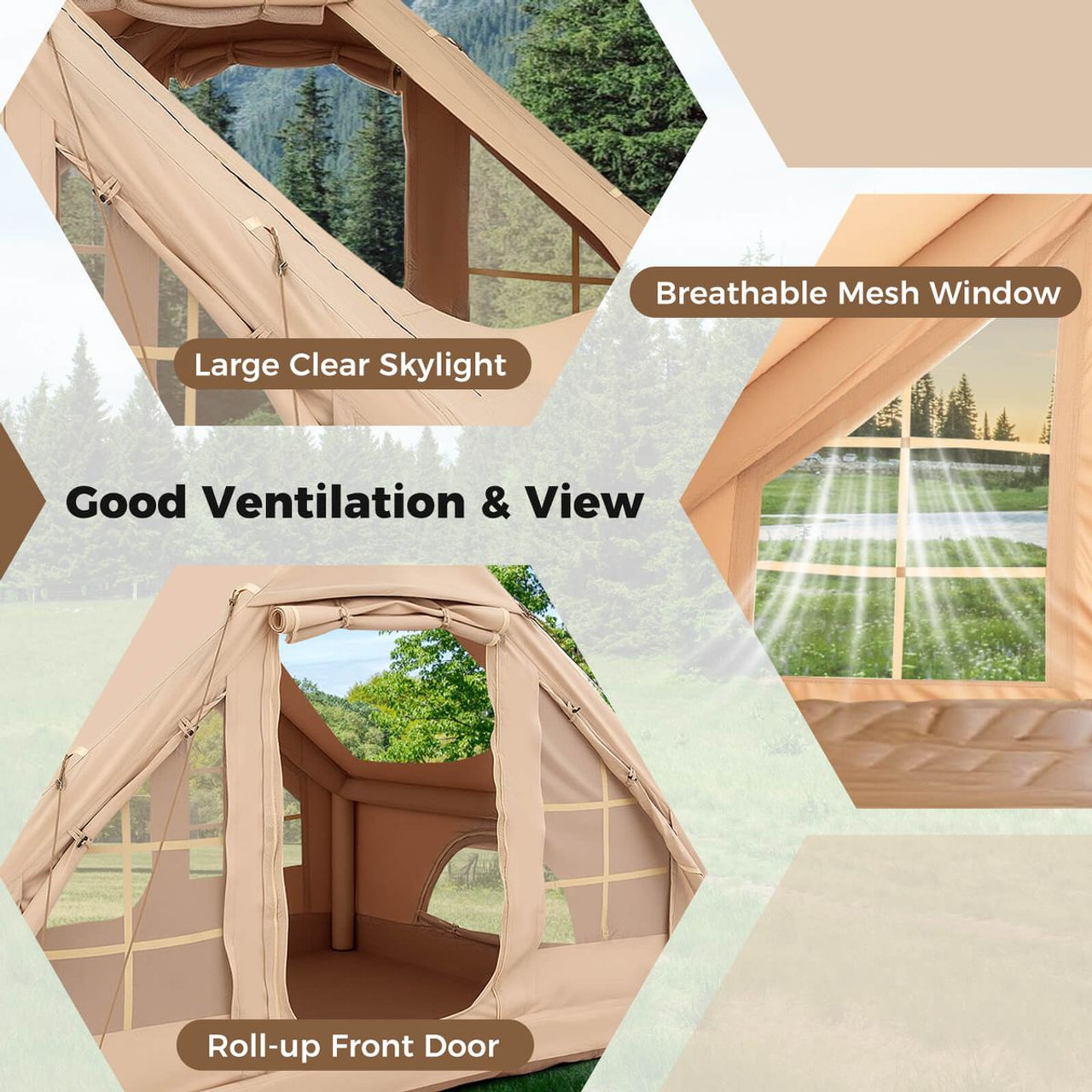 Inflatable Tent with 2 Doors (4-6 Person) product image