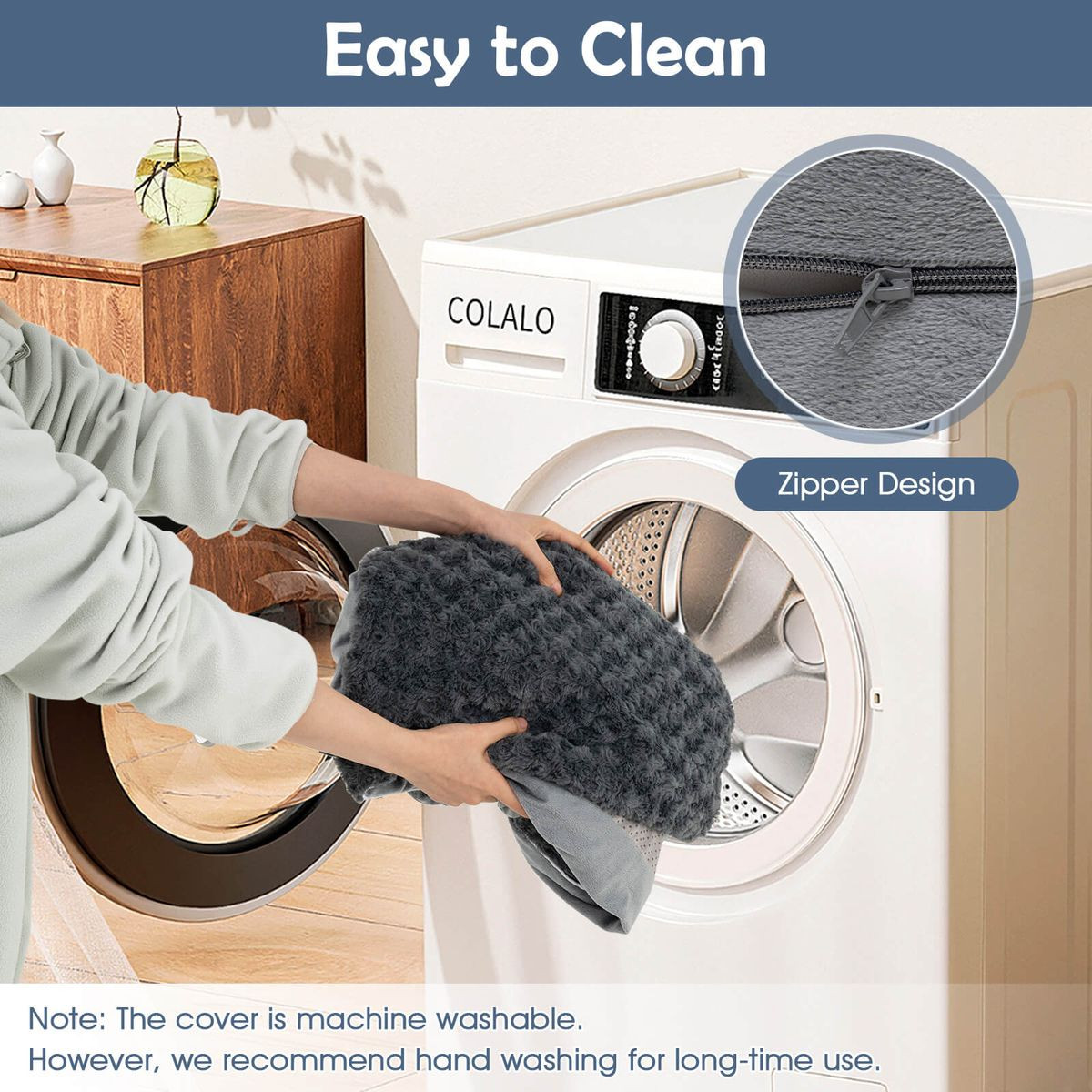 Dog Pet Bed with Orthopedic Egg Crate and Removable Cover product image