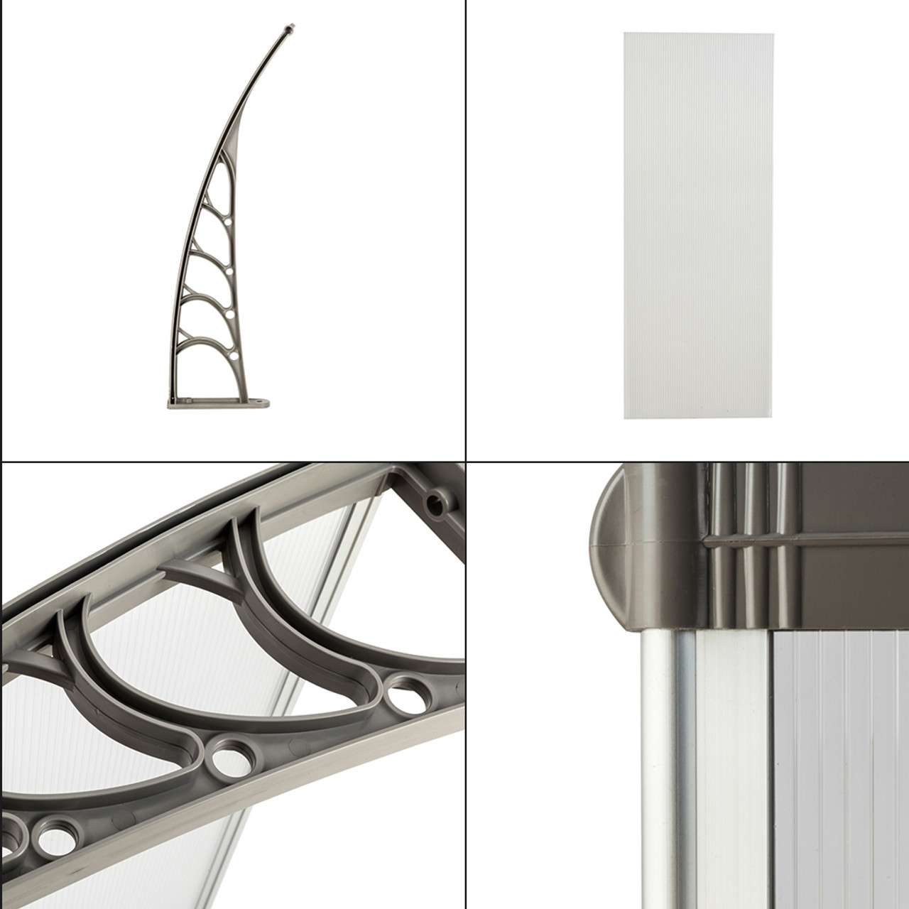 9.8' x 3.1'  or 6.6' x 3.1' Bracket Door & Window Awning product image