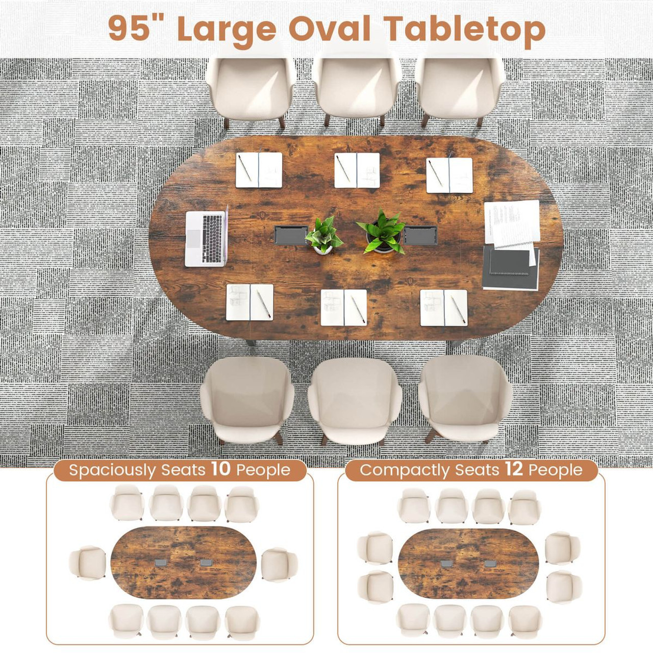 95" Conference Table for 10-12 People  product image