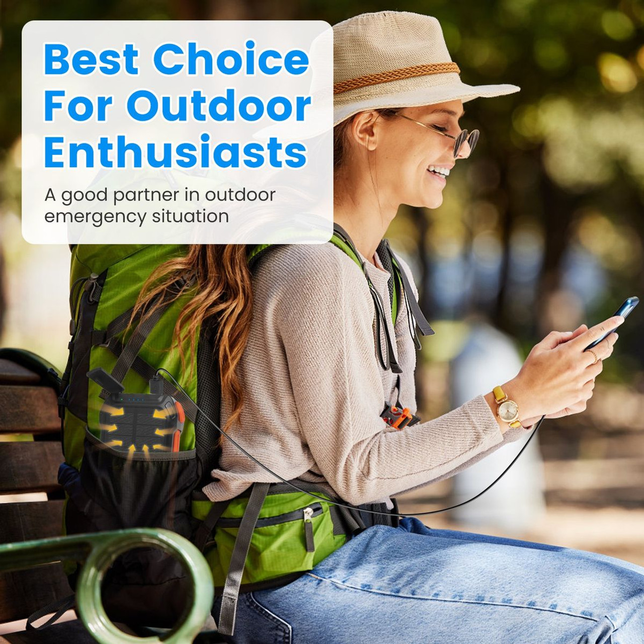 49800mAh Solar Power Bank product image