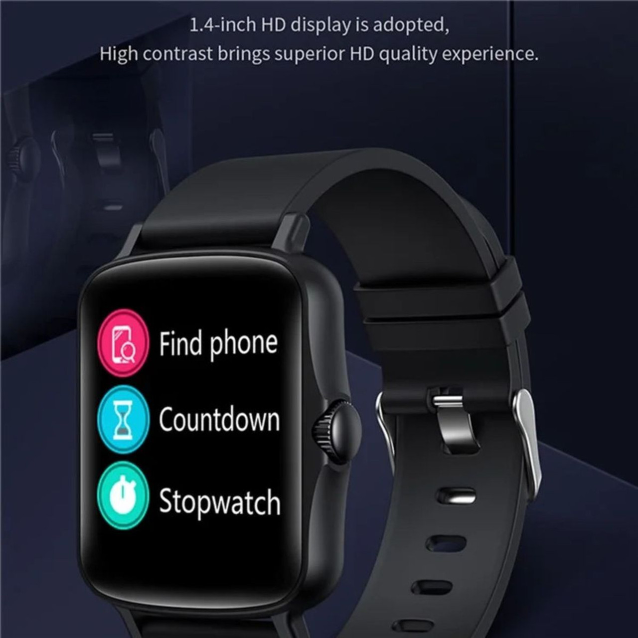 Black Smart Fitness Watch product image Black Smart Fitness Watch product image