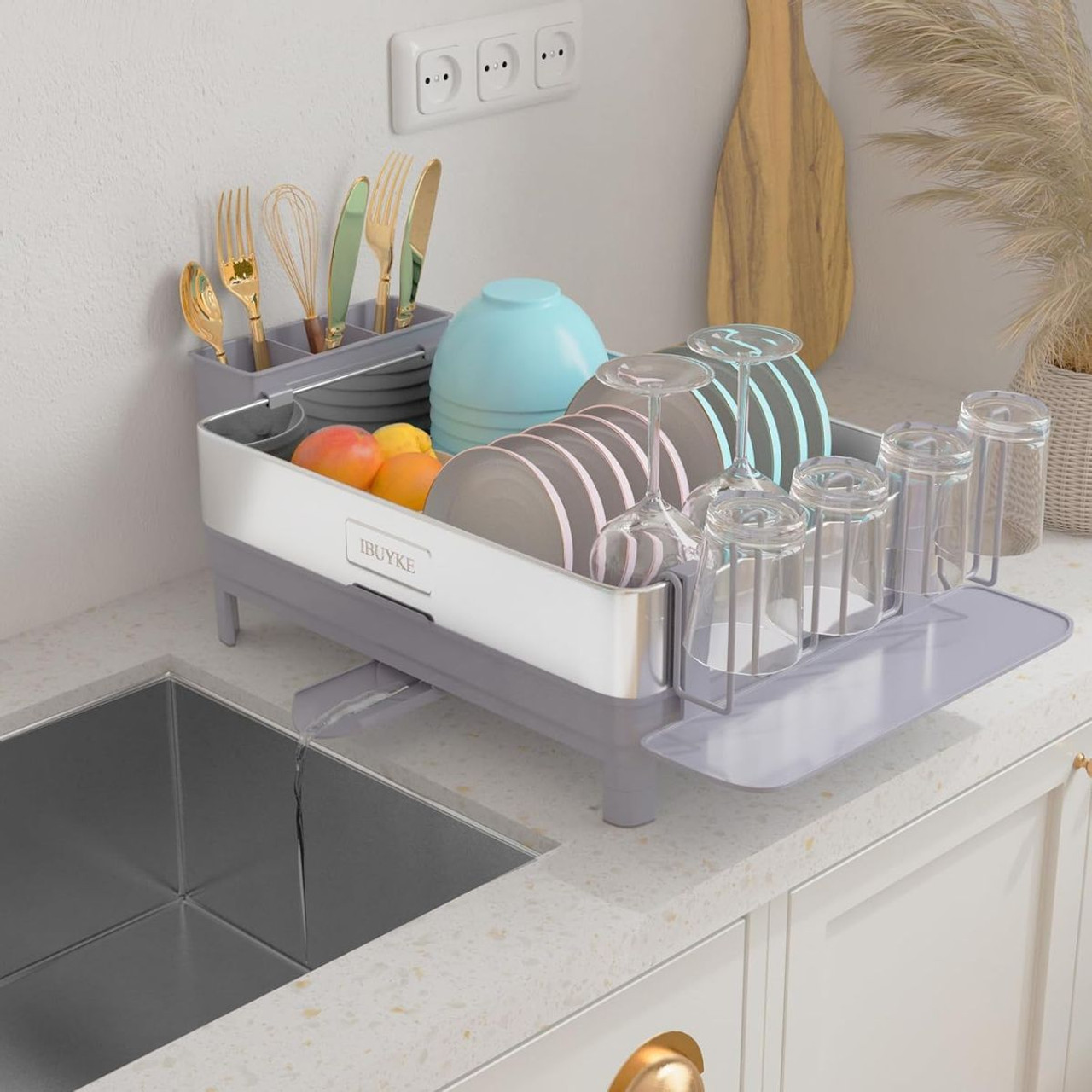 Stainless Steel Dish Drying Rack product image Stainless Steel Dish Drying Rack product image
