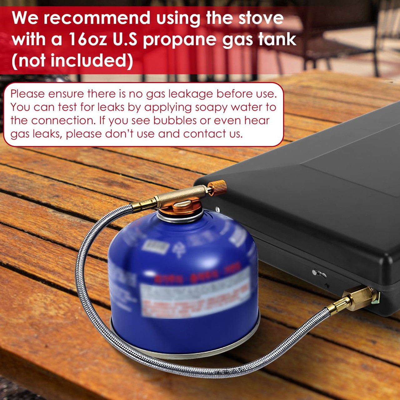 LakeForest 3-Burner Camping Stove product image