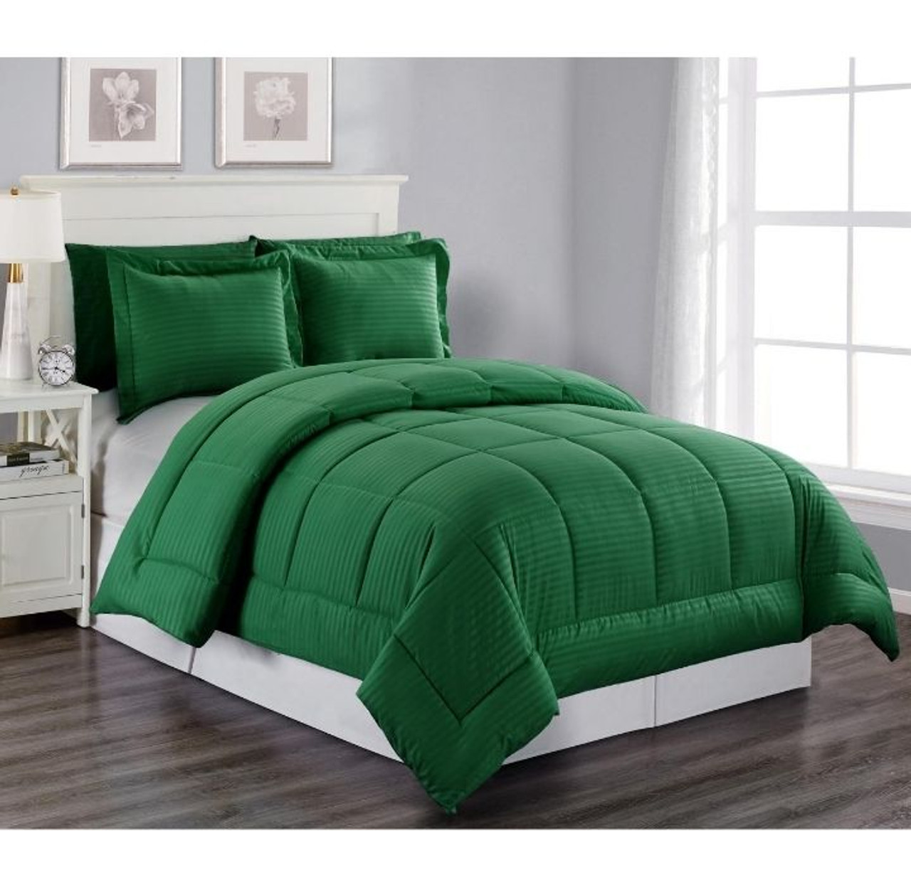 Striped Down Alternative 3-Piece Comforter Set product image Striped Down Alternative 3-Piece Comforter Set product image