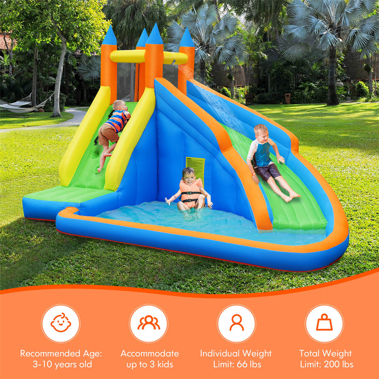 Mighty Bounce House Inflatable Water Slide product image
