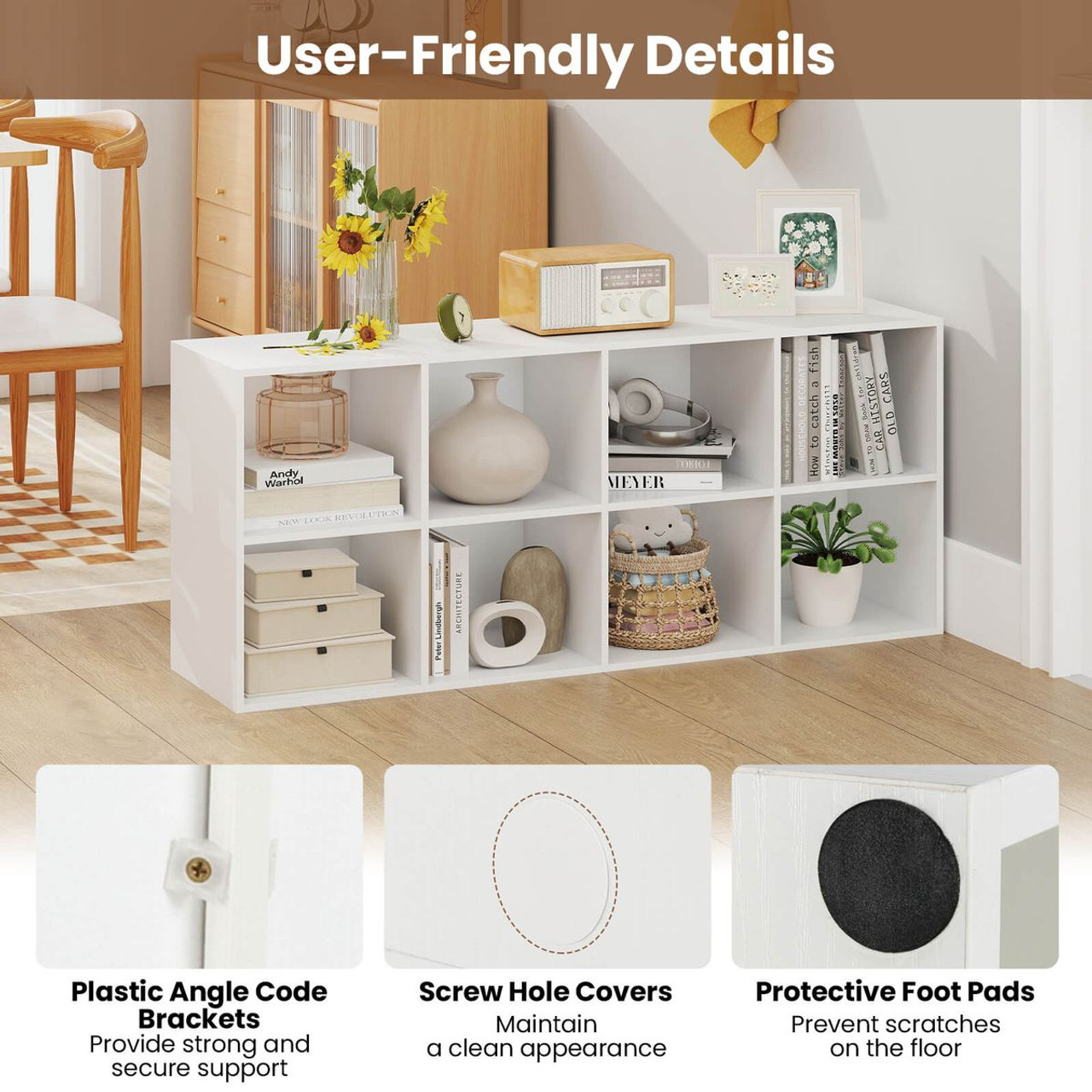 8-Cube Bookcase Floor Shelf  product image 8-Cube Bookcase Floor Shelf  product image