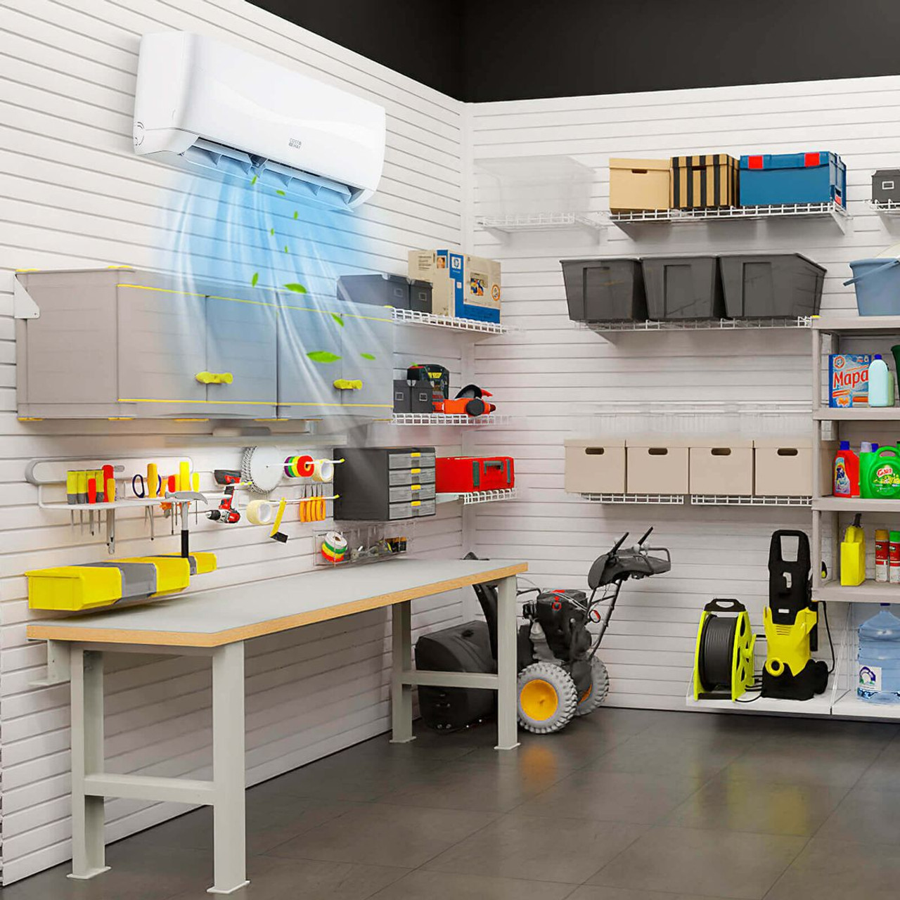 9000 BTU Mini Split Air Conditioner and Heater product image