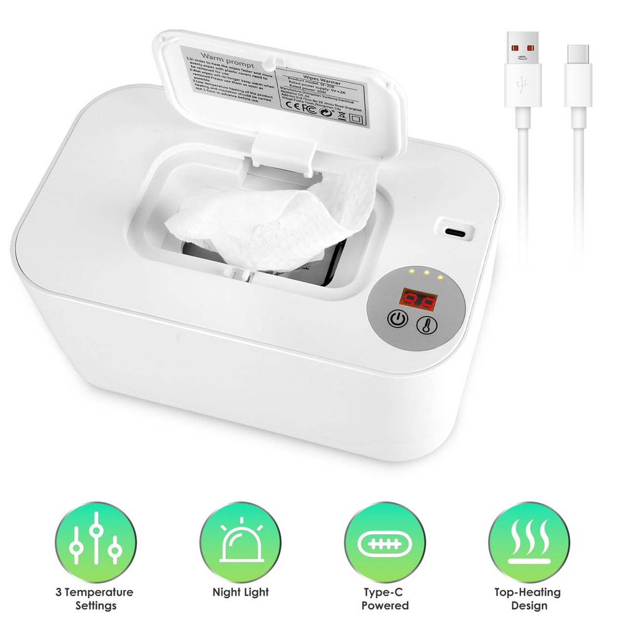 NewHome Baby Wet Wipe Warmer product image NewHome Baby Wet Wipe Warmer product image