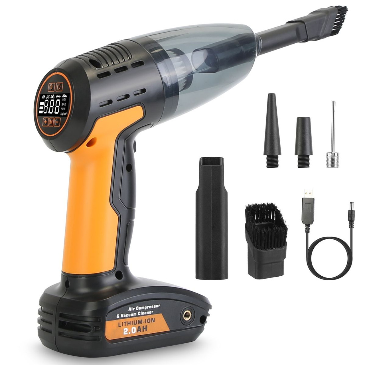 Cordless Car Vacuum Cleaner and Inflator product image