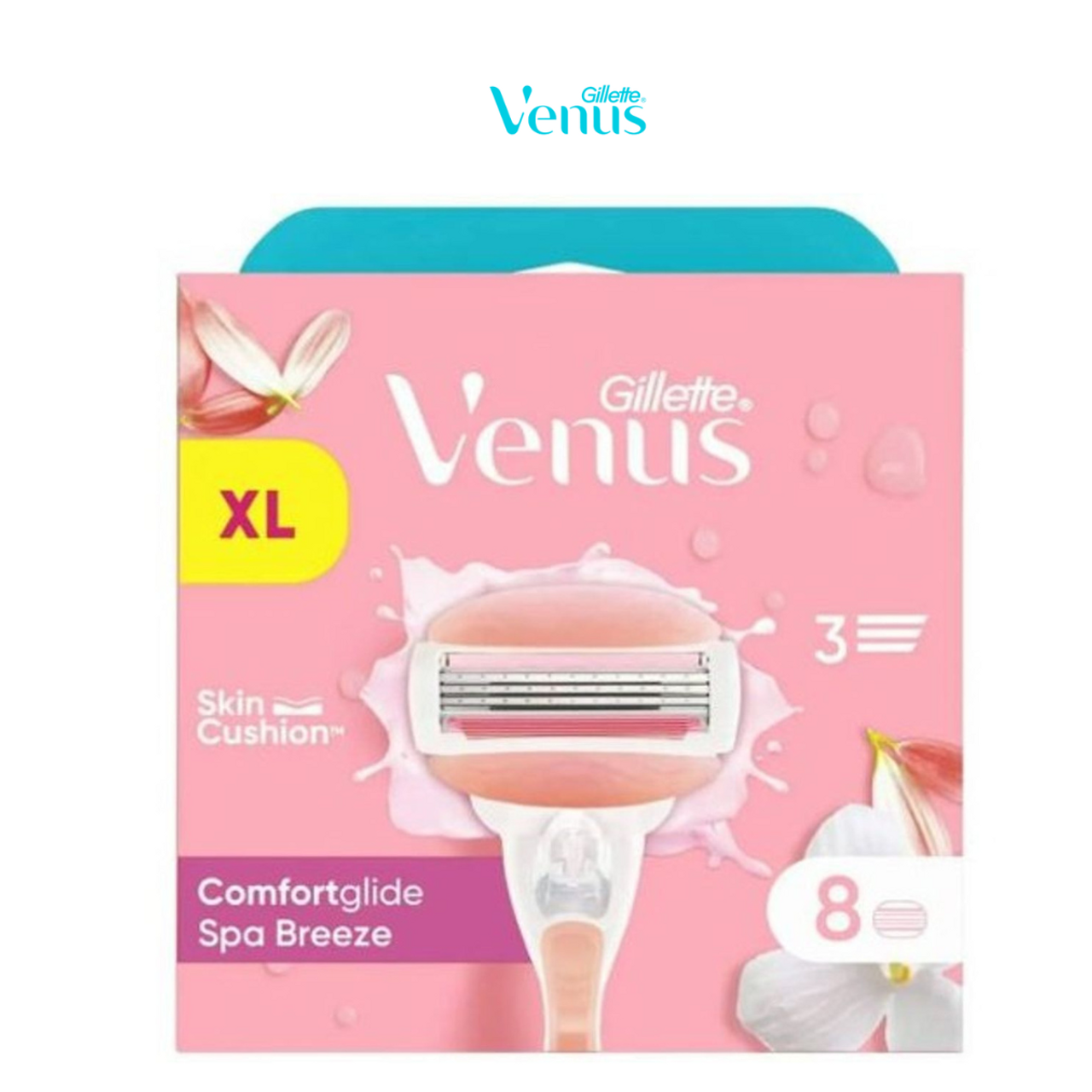Gillette Venus Comfortglide Spa Breeze Razor Blade Refills (8 count) product image