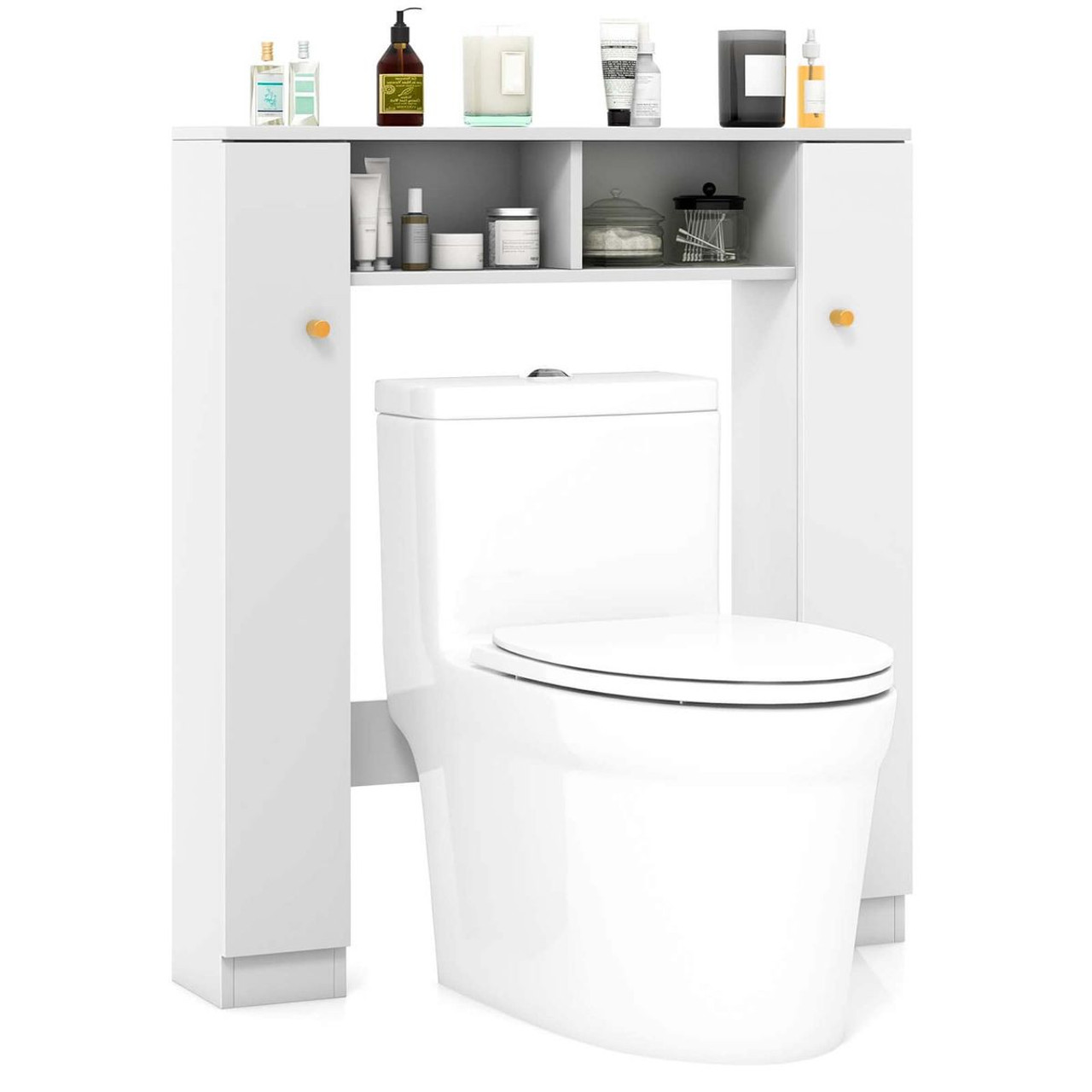 Double Door Over-The-Toilet Storage Cabinet product image Double Door Over-The-Toilet Storage Cabinet product image