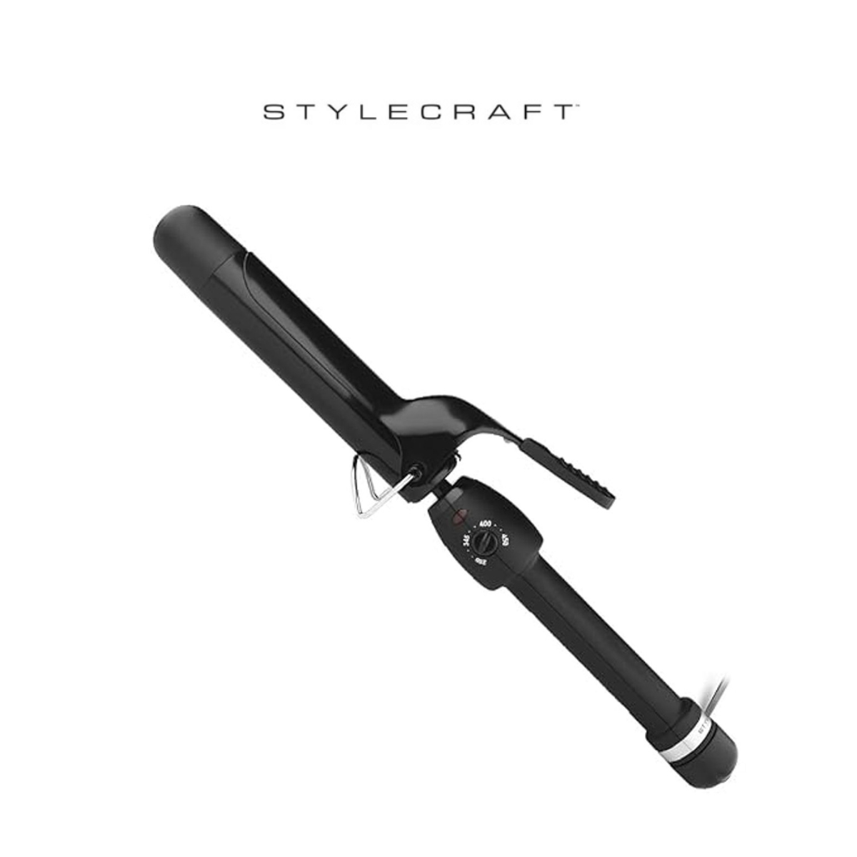 StyleCraft Stay-Temp Black Gold Professional Curling Iron- 1 1/4" product image