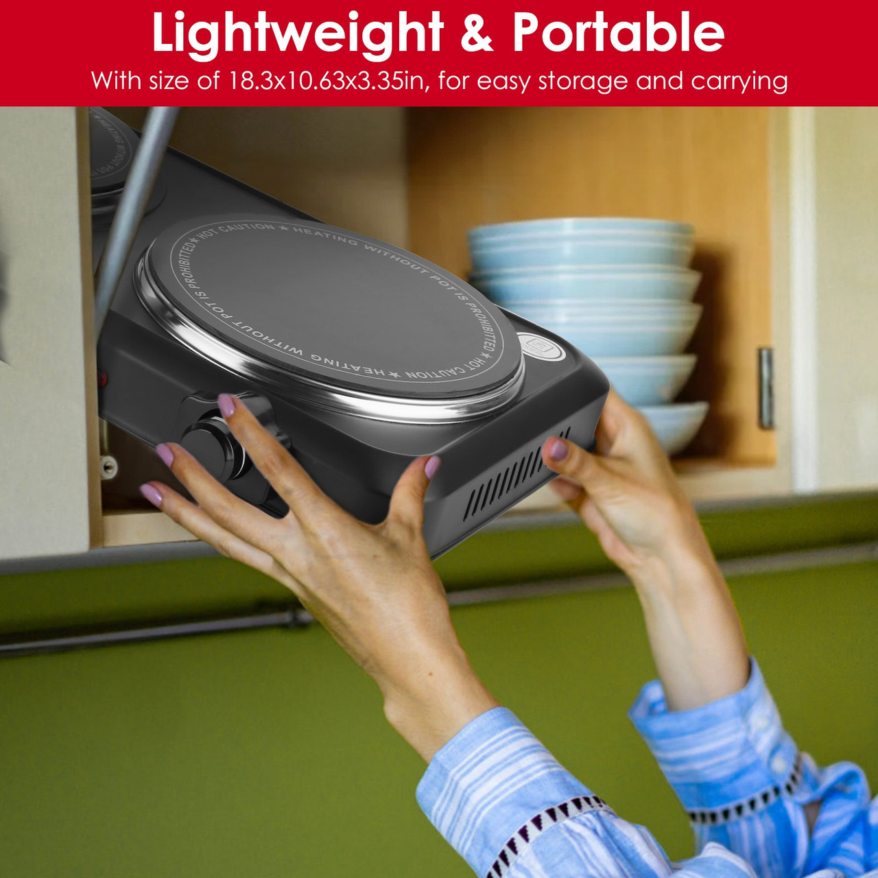2000W Dual-burner Infrared Cooktop product image