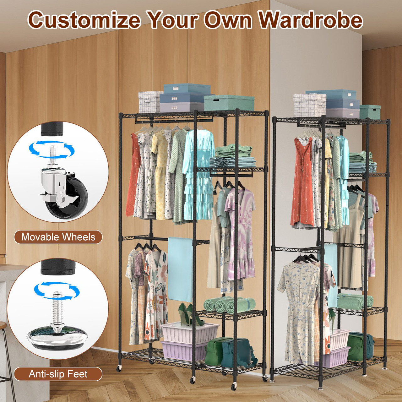 NewHome 4-Tier Heavy Duty Garment Rack product image