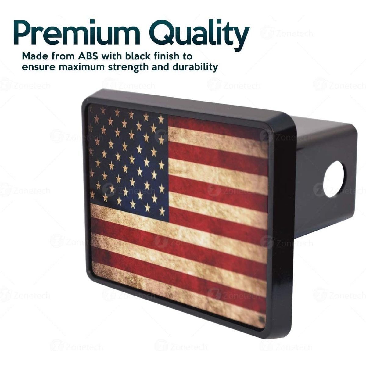 Zone Tech Tactical Usa Flag Hitch Cover product image