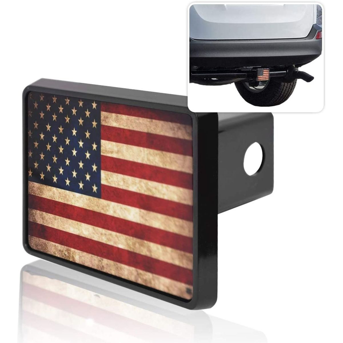 Zone Tech Tactical Usa Flag Hitch Cover product image