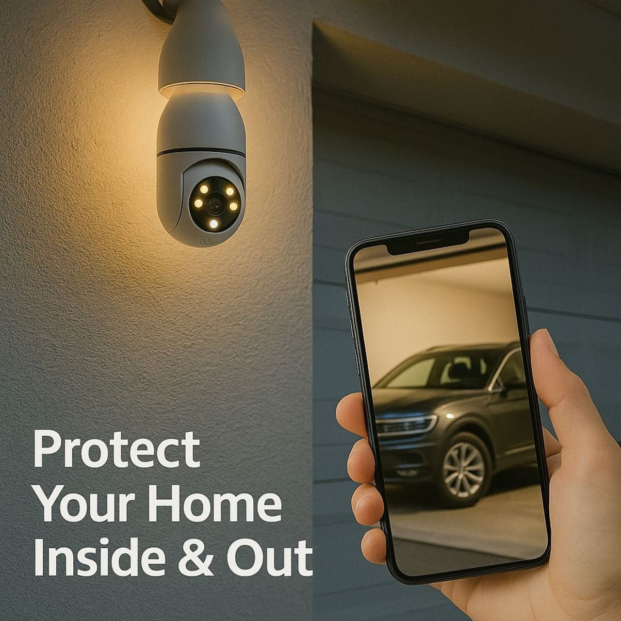 5G WiFi Bulb E27 Security Camera (with or without SD Card) product image 5G WiFi Bulb E27 Security Camera (with or without SD Card) product image