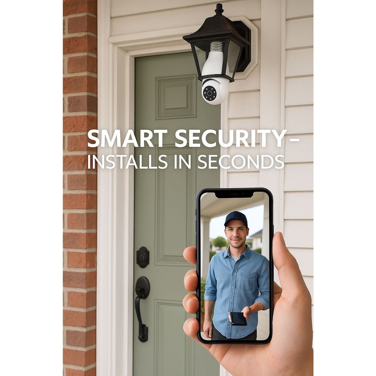 5G WiFi Bulb E27 Security Camera (with or without SD Card) product image 5G WiFi Bulb E27 Security Camera (with or without SD Card) product image
